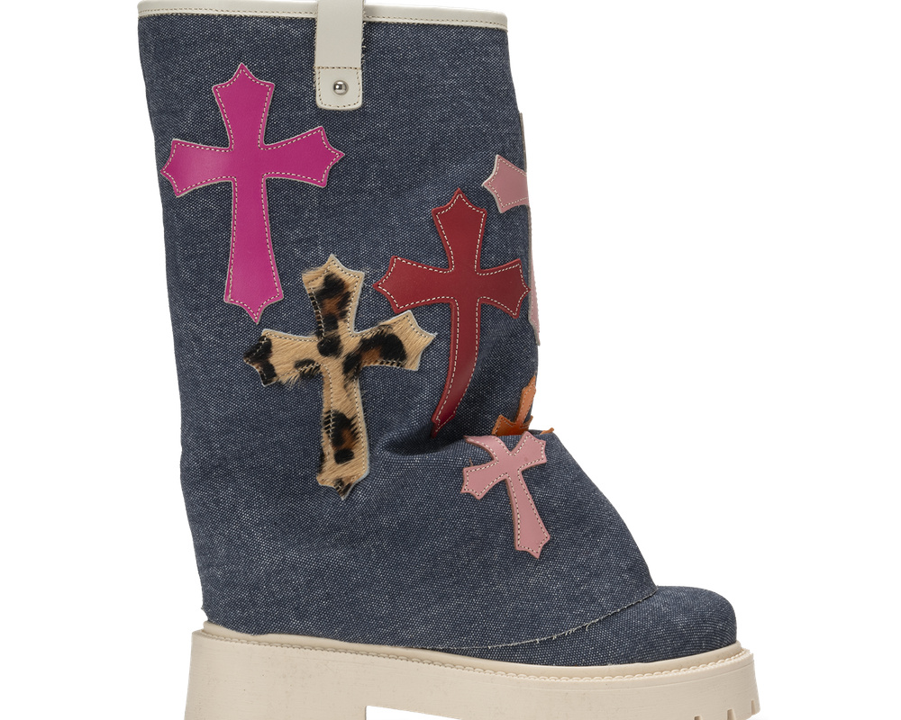 CHUNKY CROSS – Denim Blue-Sneaker-CRISTIANZEROTRE
