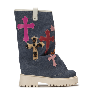 CHUNKY CROSS – Denim Blue-Sneaker-CRISTIANZEROTRE
