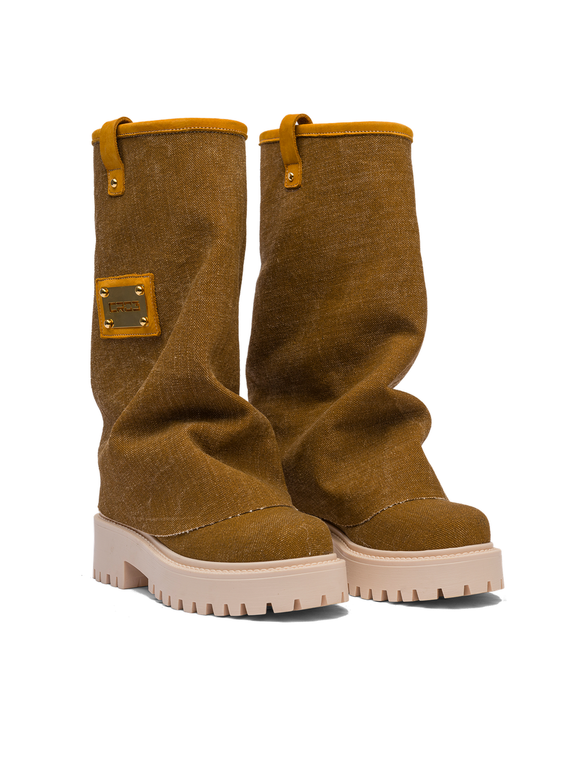 CHUNKY – Denim Boots Brown-Sneaker-CRISTIANZEROTRE