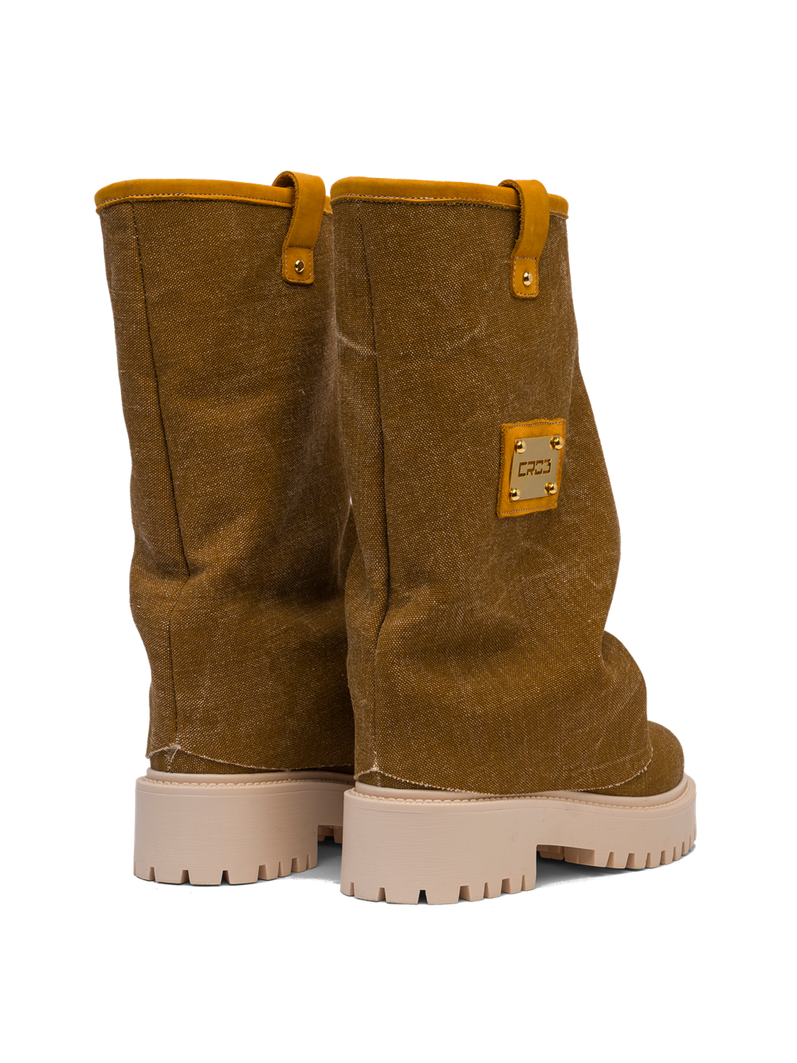 CHUNKY – Denim Boots Brown-Sneaker-CRISTIANZEROTRE