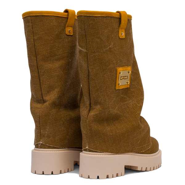 CHUNKY – Denim Boots Brown-Sneaker-CRISTIANZEROTRE