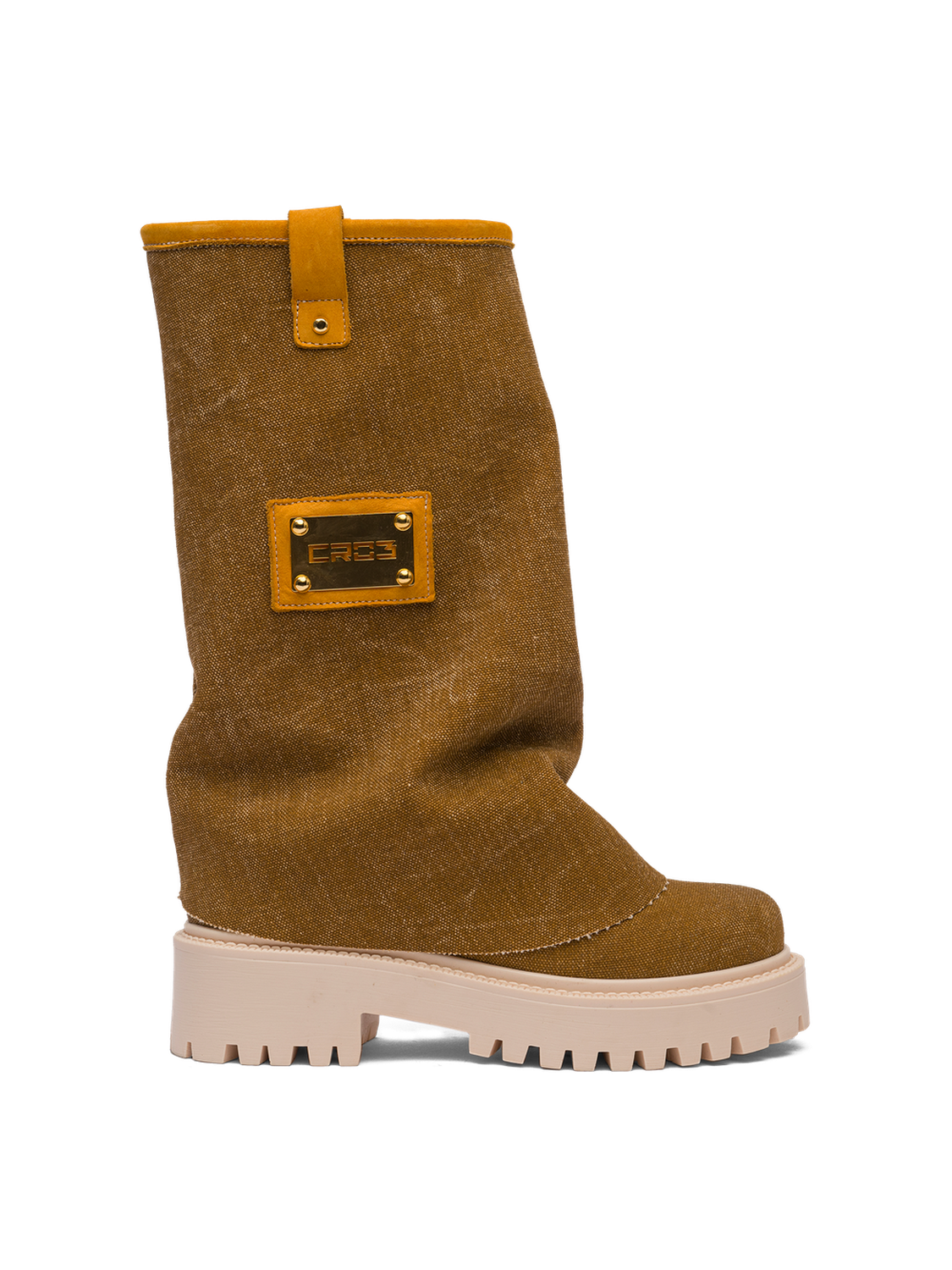 CHUNKY – Denim Boots Brown-Sneaker-CRISTIANZEROTRE