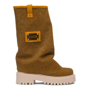 CHUNKY – Denim Boots Brown-Sneaker-CRISTIANZEROTRE