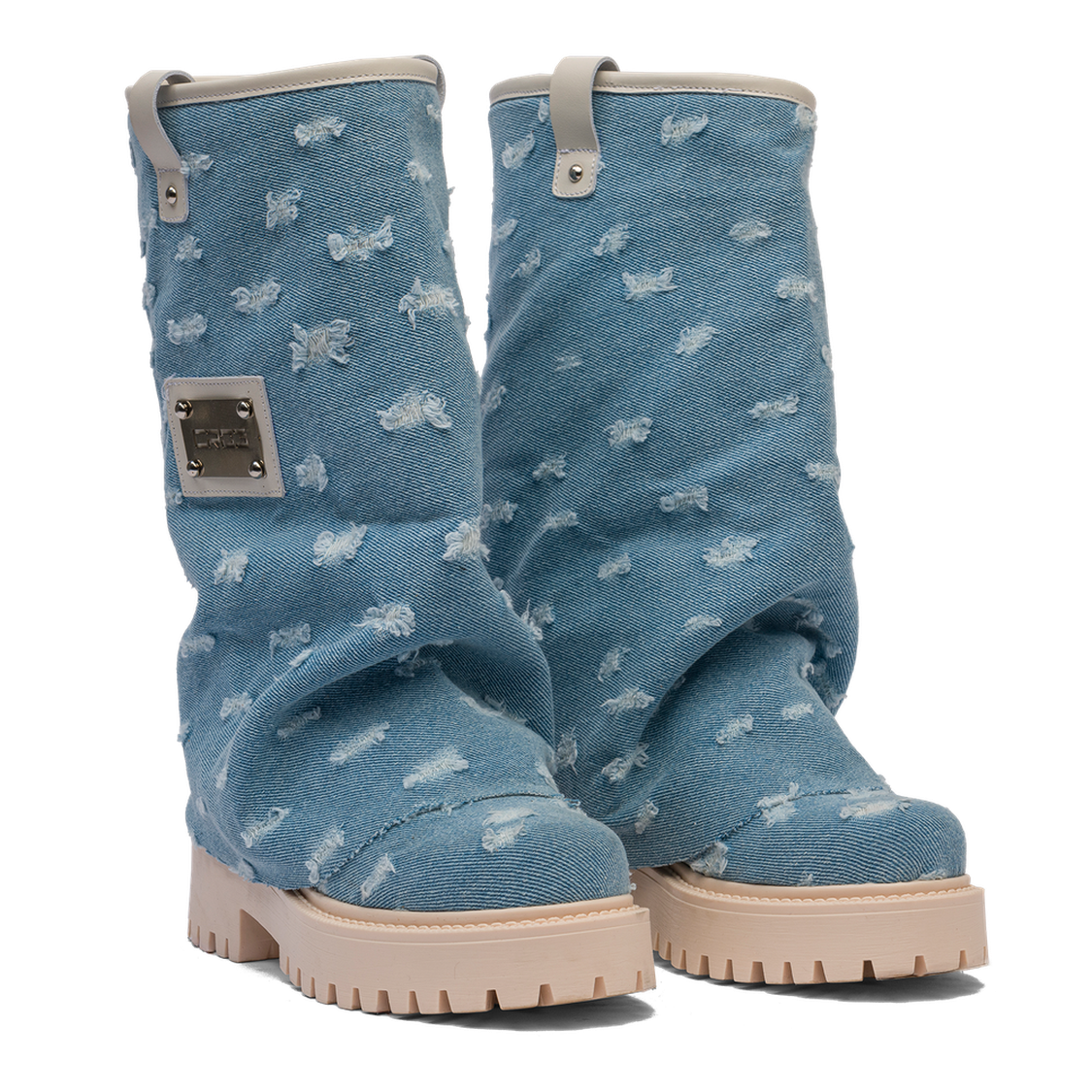 CHUNKY – Denim Boots Denim-Sneaker-CRISTIANZEROTRE