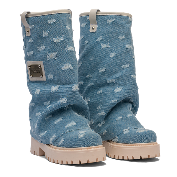 CHUNKY – Denim Boots Denim-Sneaker-CRISTIANZEROTRE