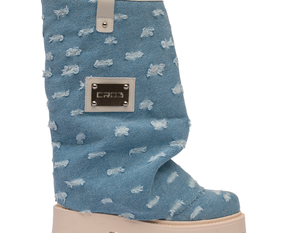 CHUNKY – Denim Boots Denim-Sneaker-CRISTIANZEROTRE