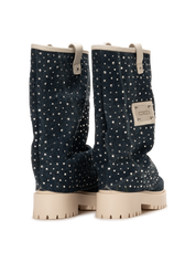 CHUNKY DIAMOND – Denim Blue Boots-Sneaker-CRISTIANZEROTRE