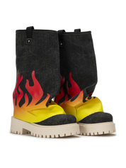 CHUNKY FLAME – Denim Black-Sneaker-CRISTIANZEROTRE