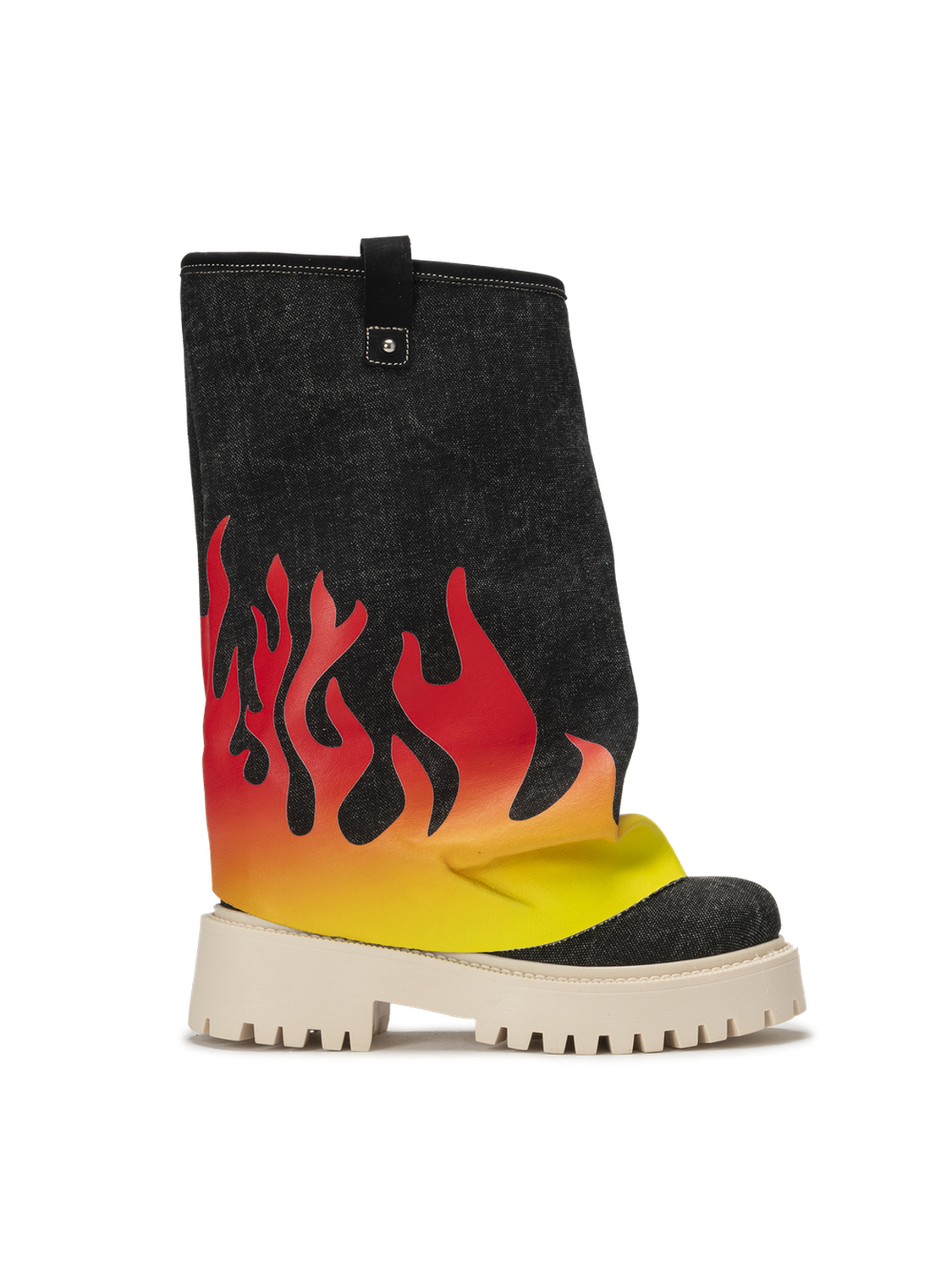 CHUNKY FLAME – Denim Black-Sneaker-CRISTIANZEROTRE