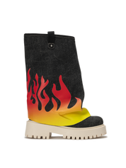 CHUNKY FLAME – Denim Black-Sneaker-CRISTIANZEROTRE