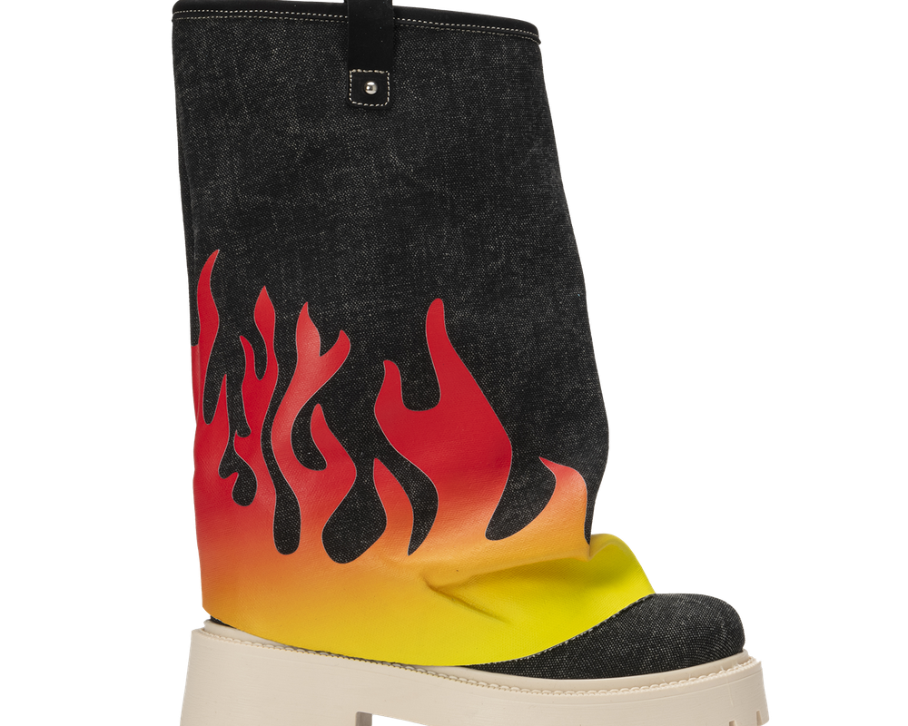 CHUNKY FLAME – Denim Black-Sneaker-CRISTIANZEROTRE