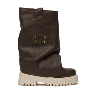 CHUNKY – Leather Boots Brown-Sneaker-CRISTIANZEROTRE