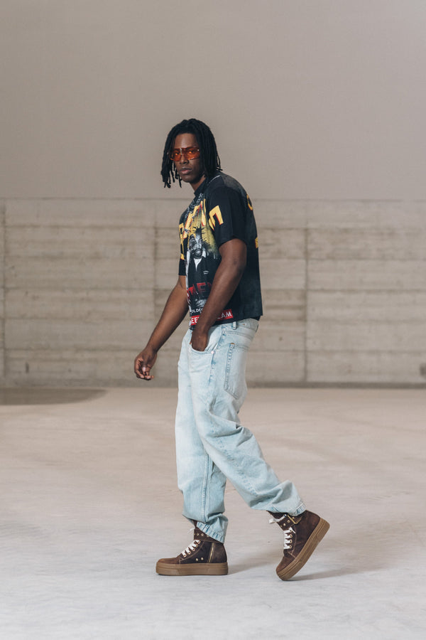 SET - Tee & Calipso Belt Brown