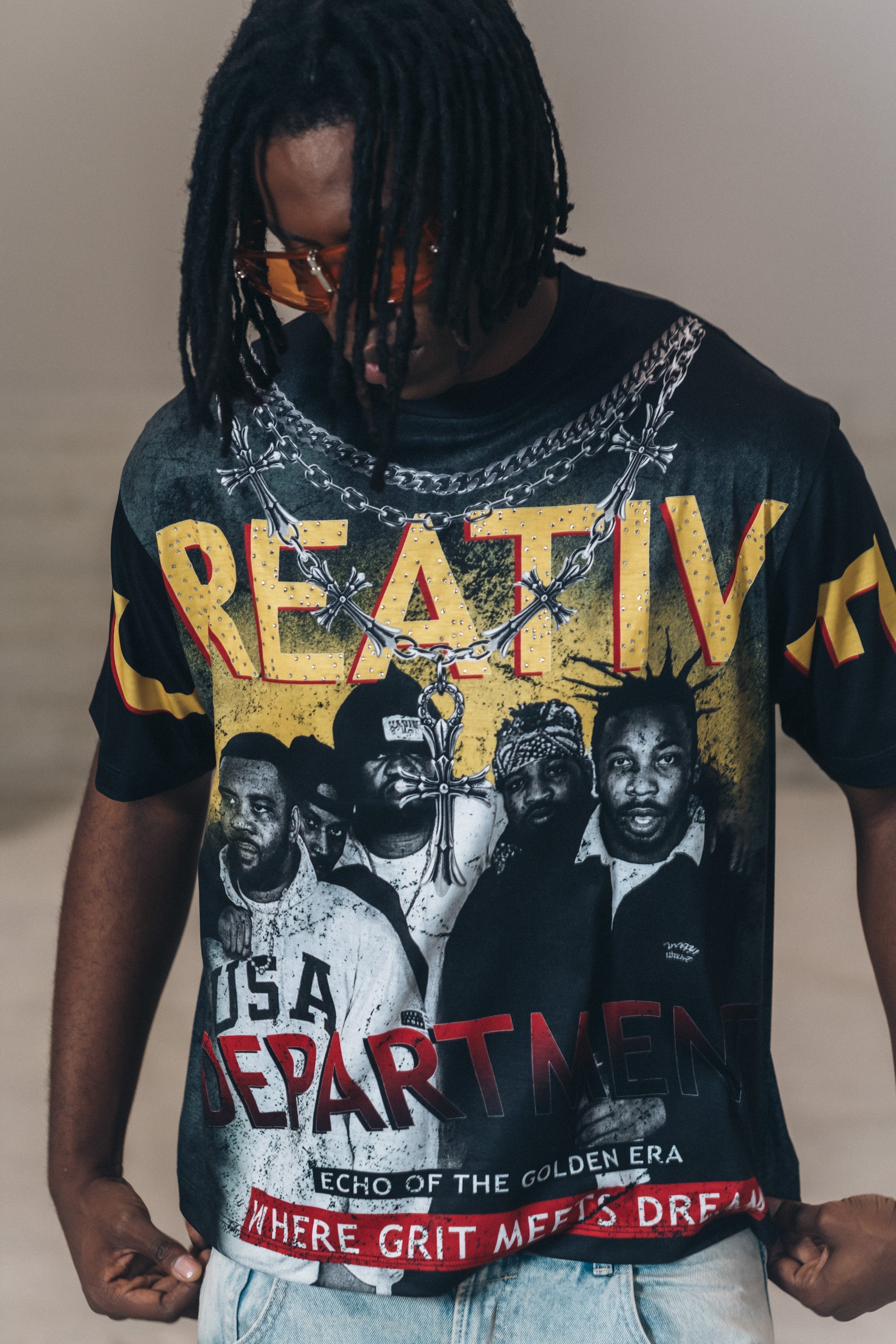 SET - Tee & Calipso Belt Brown