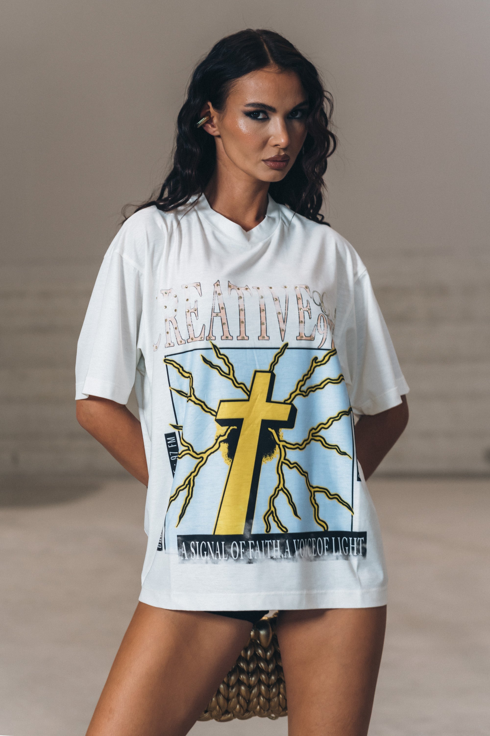 SET - Tee + Knotty Gold