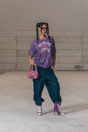 SET - Purple Tee + Denim + Rush