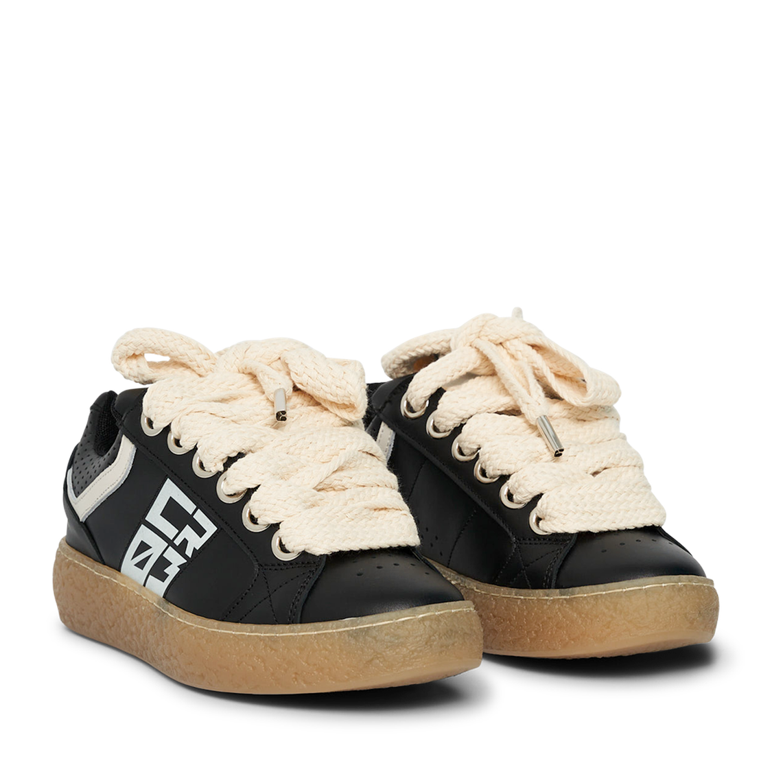 Dude – Black Leather-Sneaker-CRISTIANZEROTRE