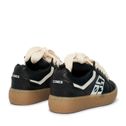 Dude – Black Leather-Sneaker-CRISTIANZEROTRE