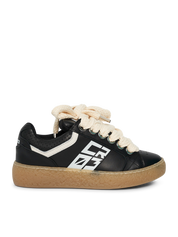 Dude – Black Leather-Sneaker-CRISTIANZEROTRE
