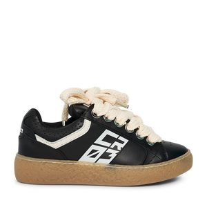 Dude – Black Leather-Sneaker-CRISTIANZEROTRE