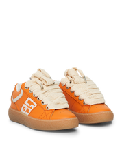 Dude – Orange Leather-Sneaker-CRISTIANZEROTRE
