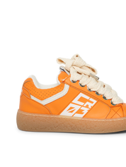 Dude – Orange Leather-Sneaker-CRISTIANZEROTRE