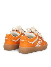 Dude – Orange Leather-Sneaker-CRISTIANZEROTRE