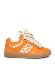 Dude – Orange Leather-Sneaker-CRISTIANZEROTRE