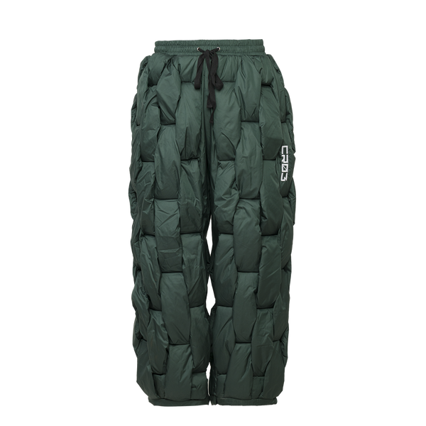 Glacier Pant – Green Weave Pant-Outwear-CRISTIANZEROTRE
