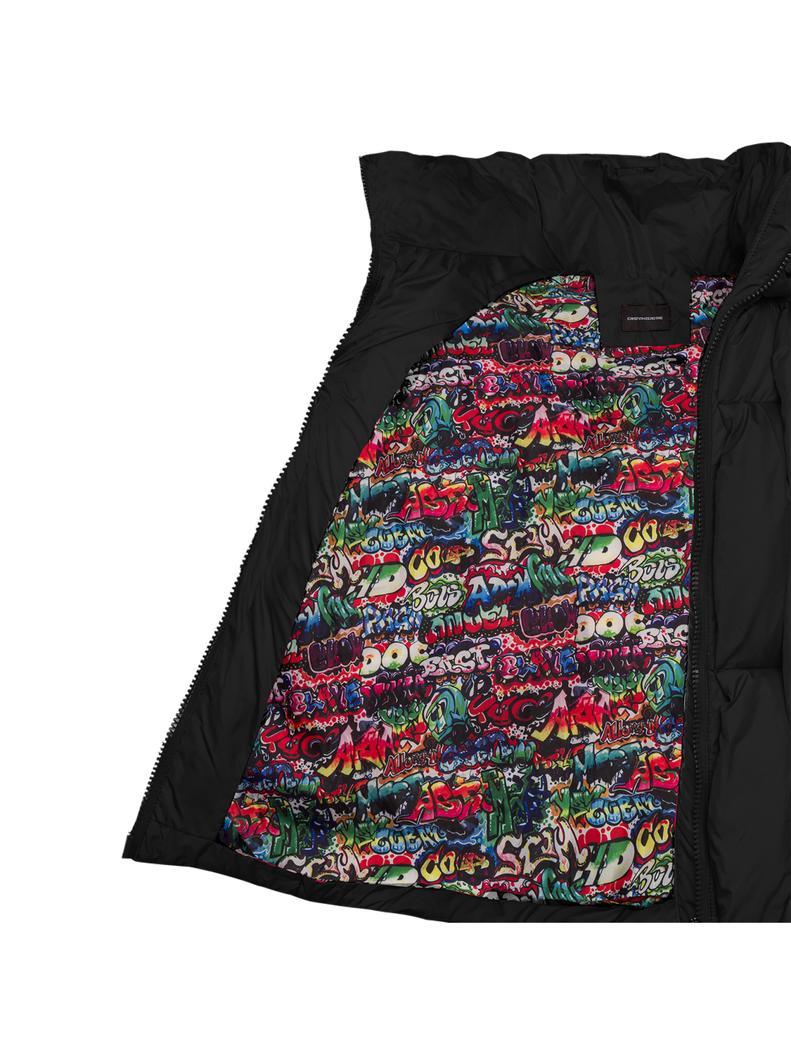 Glacier Puffer – Black Weave-Outwear-CRISTIANZEROTRE