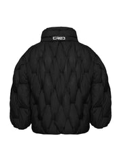 Glacier Puffer – Black Weave-Outwear-CRISTIANZEROTRE