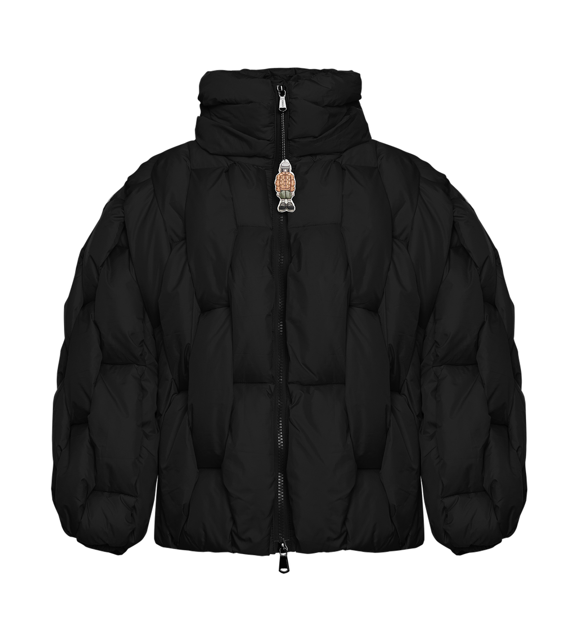 Glacier Puffer – Black Weave-Outwear-CRISTIANZEROTRE