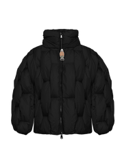 Glacier Puffer – Black Weave-Outwear-CRISTIANZEROTRE