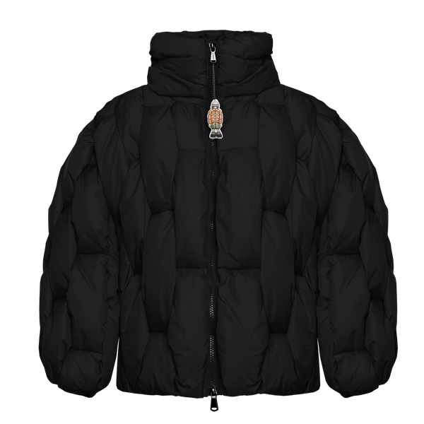 Glacier Puffer – Black Weave-Outwear-CRISTIANZEROTRE