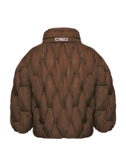 Glacier Puffer – Bronze Weave-Outwear-CRISTIANZEROTRE