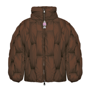 Glacier Puffer – Bronze Weave-Outwear-CRISTIANZEROTRE