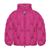 GLACIER PUFFER – Tissage fuchsia