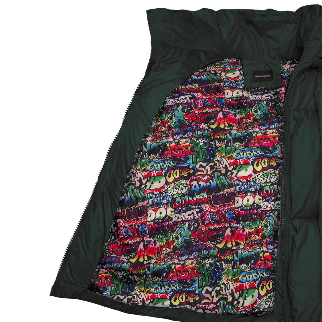 Glacier Puffer – Green Weave-Outwear-CRISTIANZEROTRE