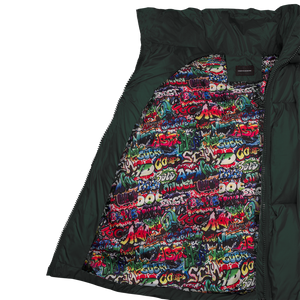 Glacier Puffer – Green Weave-Outwear-CRISTIANZEROTRE