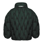 Glacier Puffer – Green Weave-Outwear-CRISTIANZEROTRE