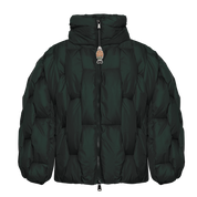 Glacier Puffer – Green Weave-Outwear-CRISTIANZEROTRE
