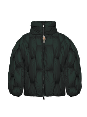 Glacier Puffer – Green Weave-Outwear-CRISTIANZEROTRE