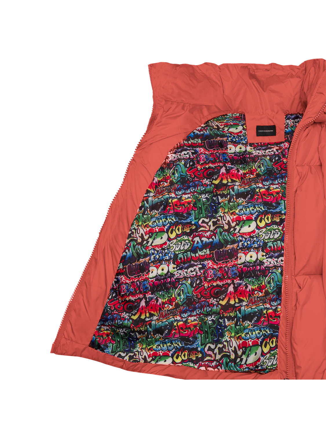 Glacier Puffer – Orange Weave-Outwear-CRISTIANZEROTRE