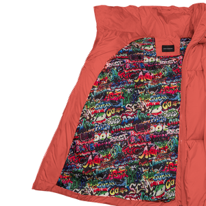 Glacier Puffer – Orange Weave-Outwear-CRISTIANZEROTRE