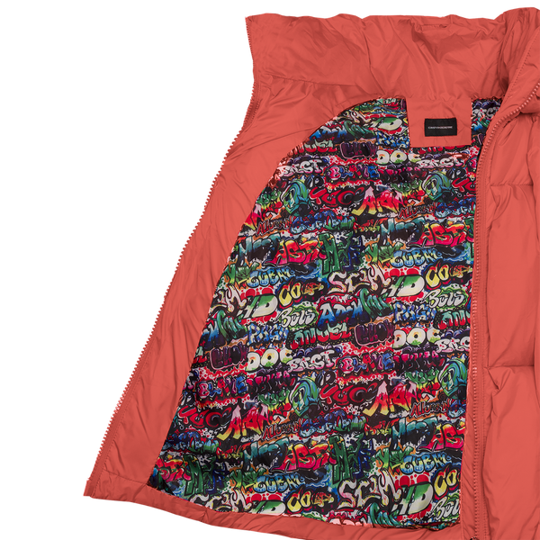 Glacier Puffer – Orange Weave-Outwear-CRISTIANZEROTRE