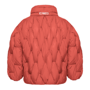 Glacier Puffer – Orange Weave-Outwear-CRISTIANZEROTRE
