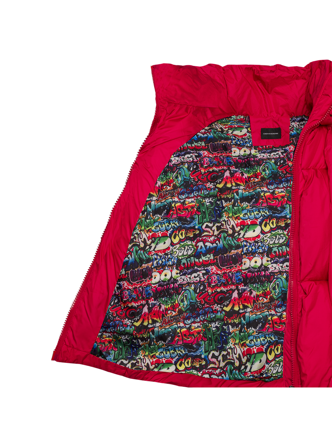 Glacier Puffer – Red Weave-Outwear-CRISTIANZEROTRE