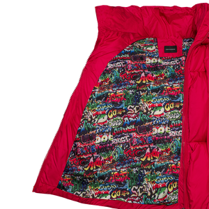 Glacier Puffer – Red Weave-Outwear-CRISTIANZEROTRE