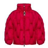 GLACIER PUFFER – Tissage rouge