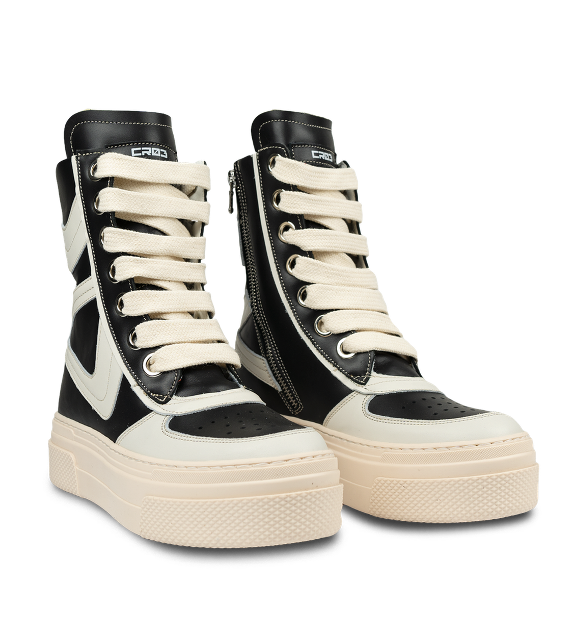Iside – Black Leather-Sneaker-CRISTIANZEROTRE